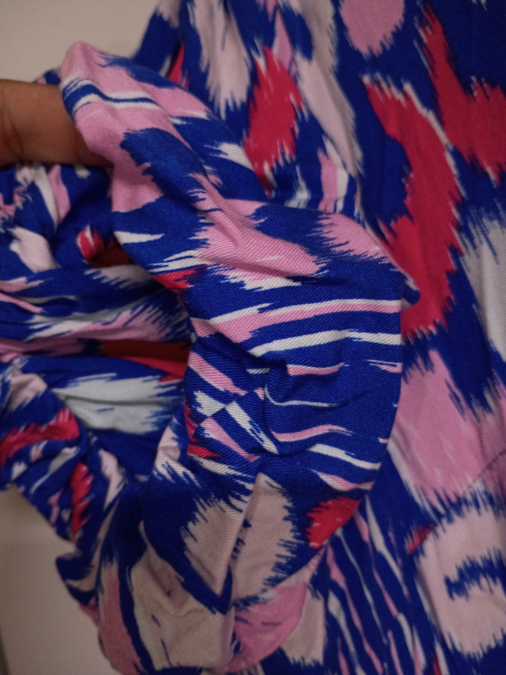 π€ π¦crown & ivy Blue Pink Abstract Maxi Dress - Picture 11 of 13